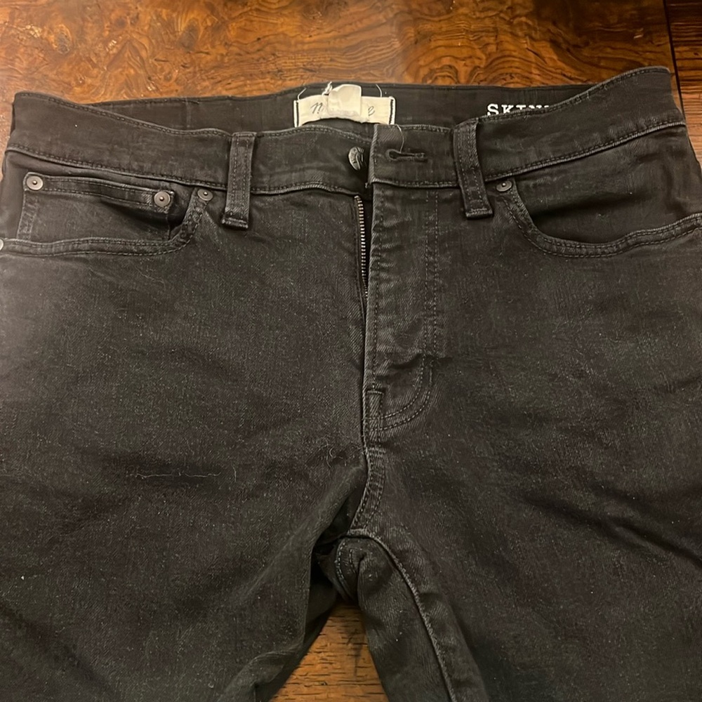 Madewell skinny jeans.